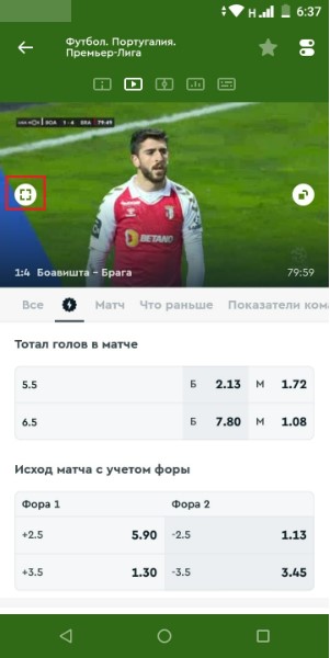 Полноэкранный режим