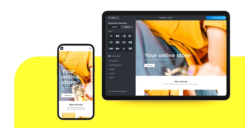 панель управления Ecwid
