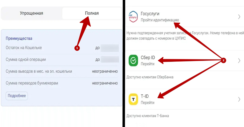 Верификация в БК