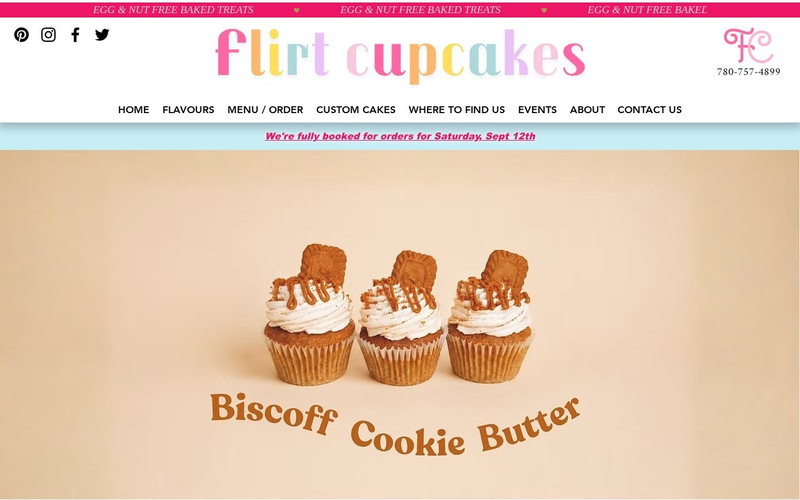 Интернет-магазин кондитерской Flirt Cupcakes на Ecwid