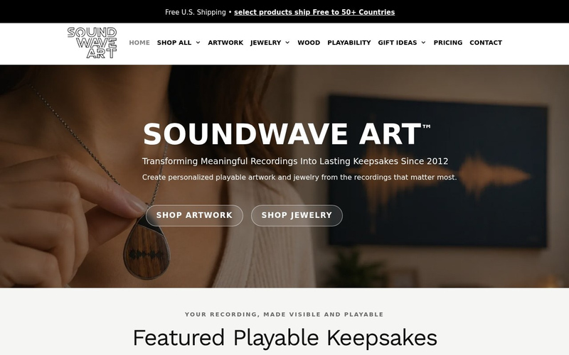 Интернет-магазин украшений Soundwave Art на Ecwid